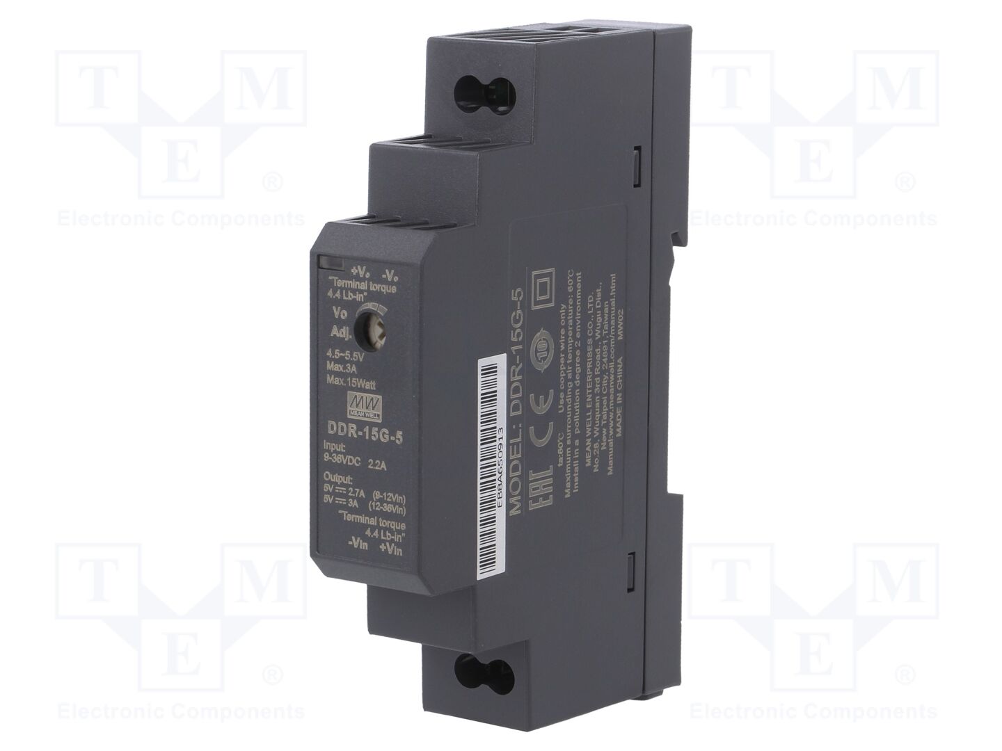 MEAN WELL DDR-15G-5 DC/DC Converter 15W 5VDC