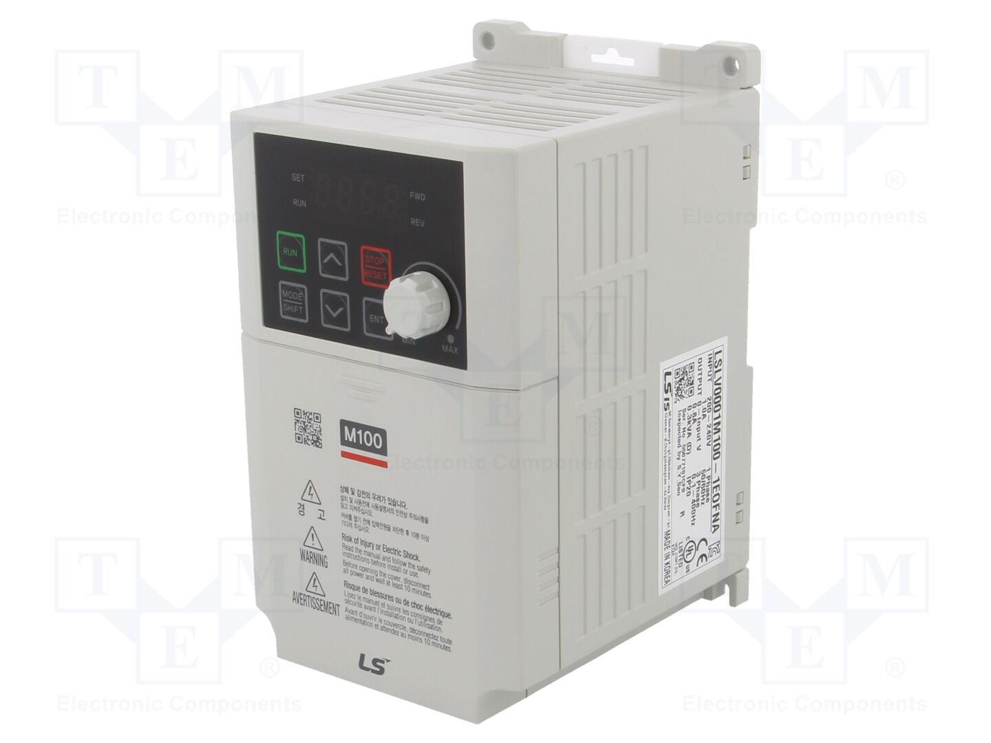 LS ELECTRIC LSLV0001M1001EOFNA Taajuusmuuttaja 0.1kW