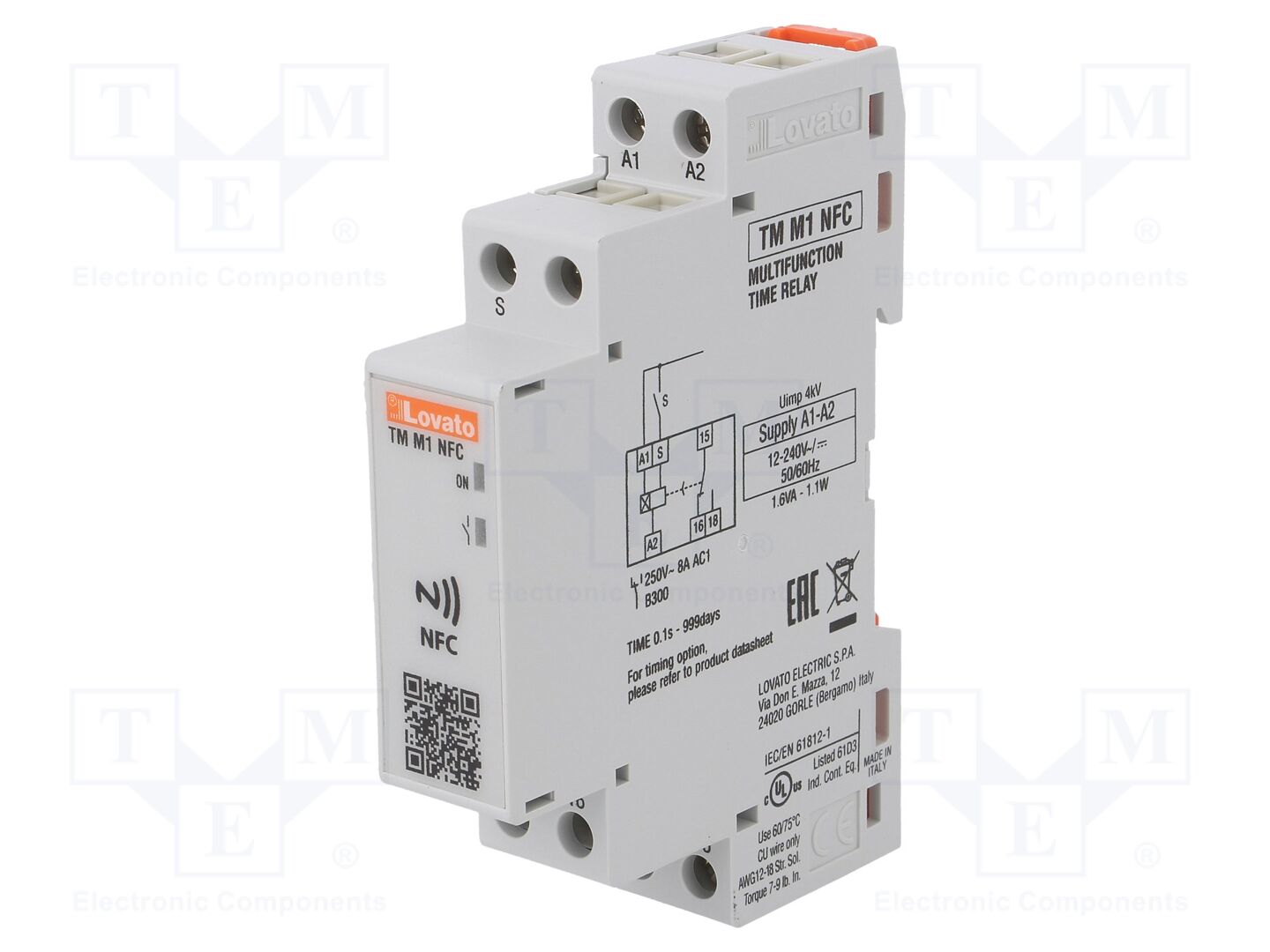 LOVATO ELECTRIC TMM1NFC Ajastin 1÷10days