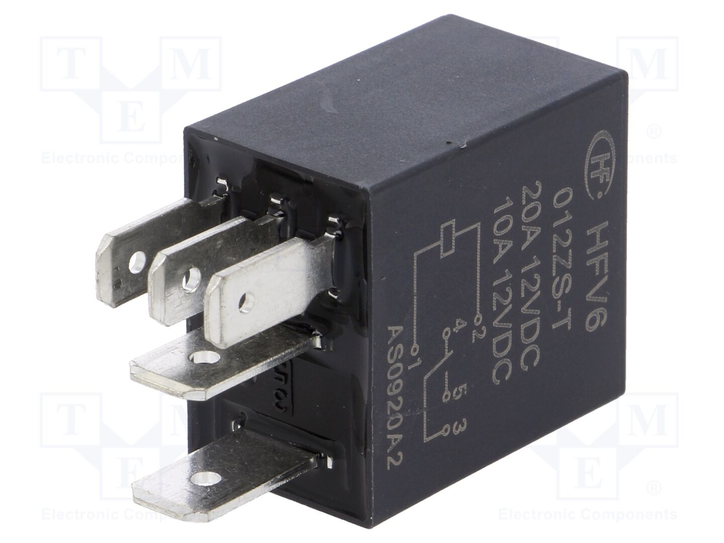 HONGFA RELAY HFV6/012ZS-T Sähkömagneettinen rele 12VDC