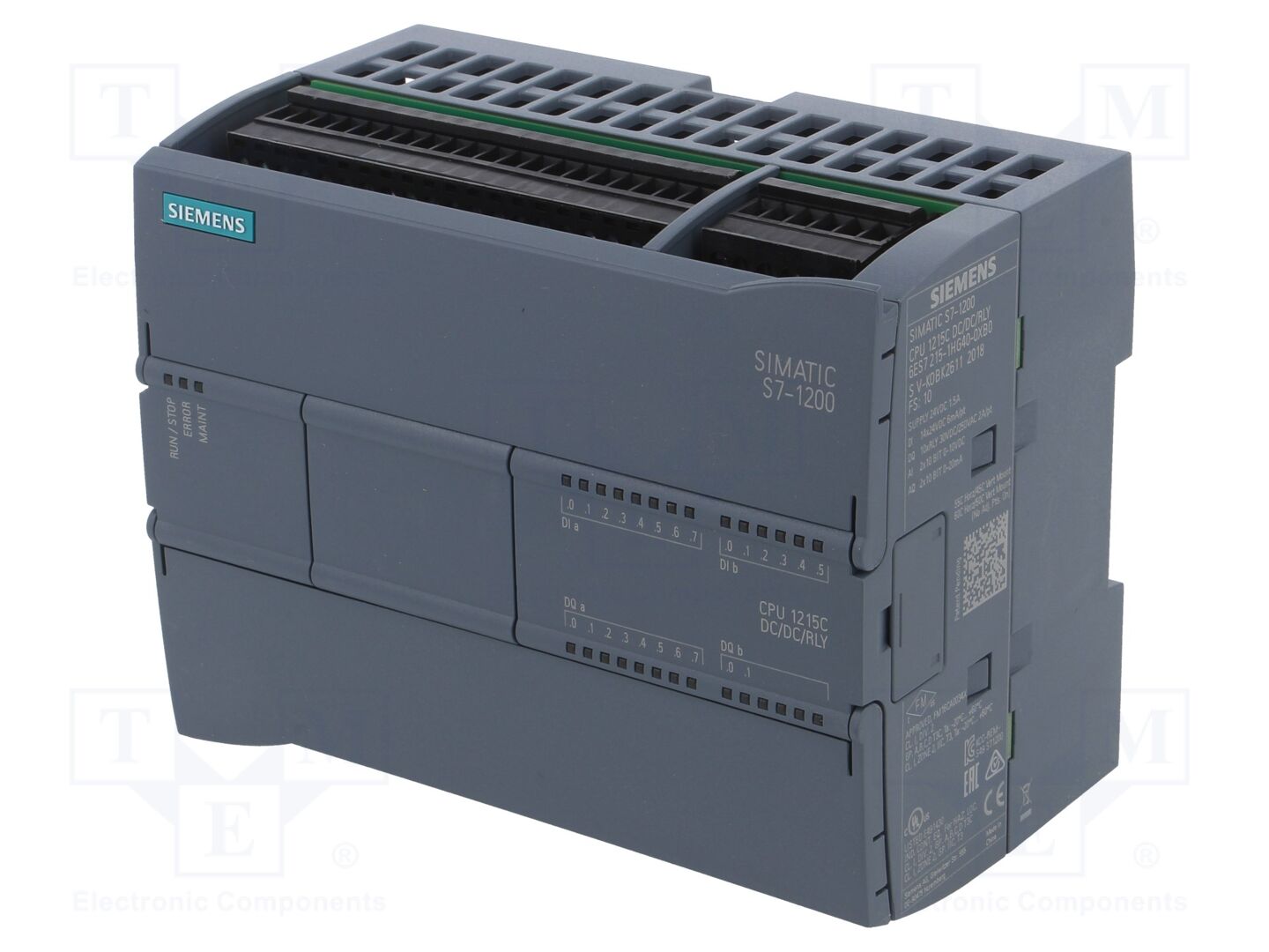 SIEMENS 6ES7215-1HG40-0XB0 PLC ohjelmoitava ohjain OUT: 10 IN: 14