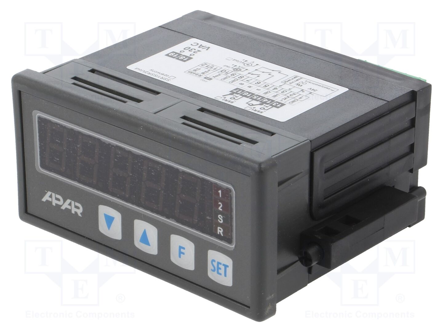 APAR AR715/S1/P/P/WA Impulssilaskuri 250VAC/8A