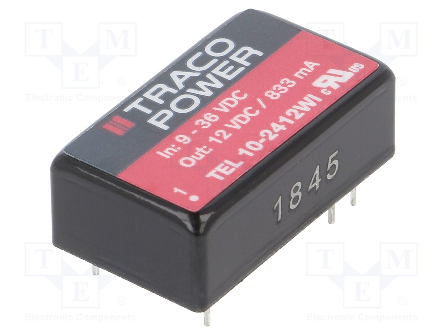 TRACO POWER TEL10-2412WI DC/DC-muunnin 10W