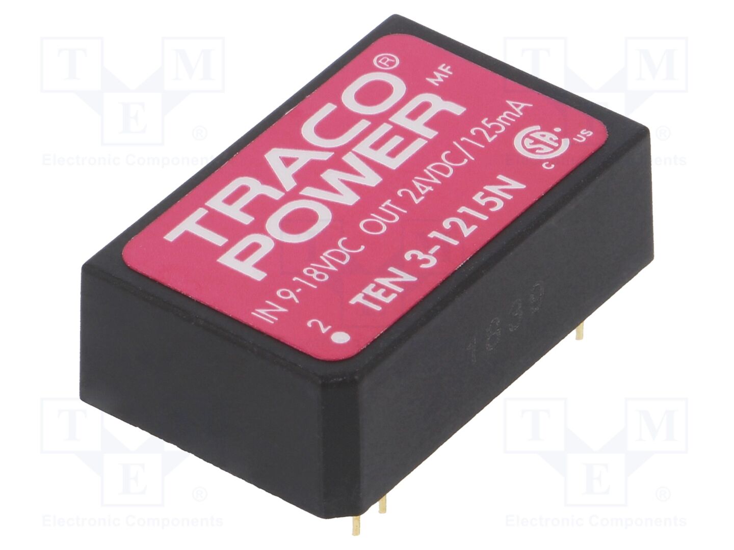 TRACO POWER TEN3-1215N DC/DC-muunnin 3W
