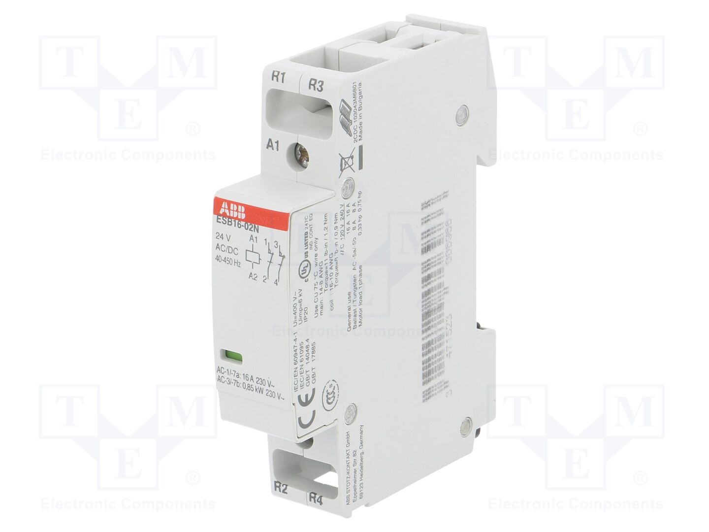 ABB ESB16-02N-01 Modulaarinen kontaktori 16A