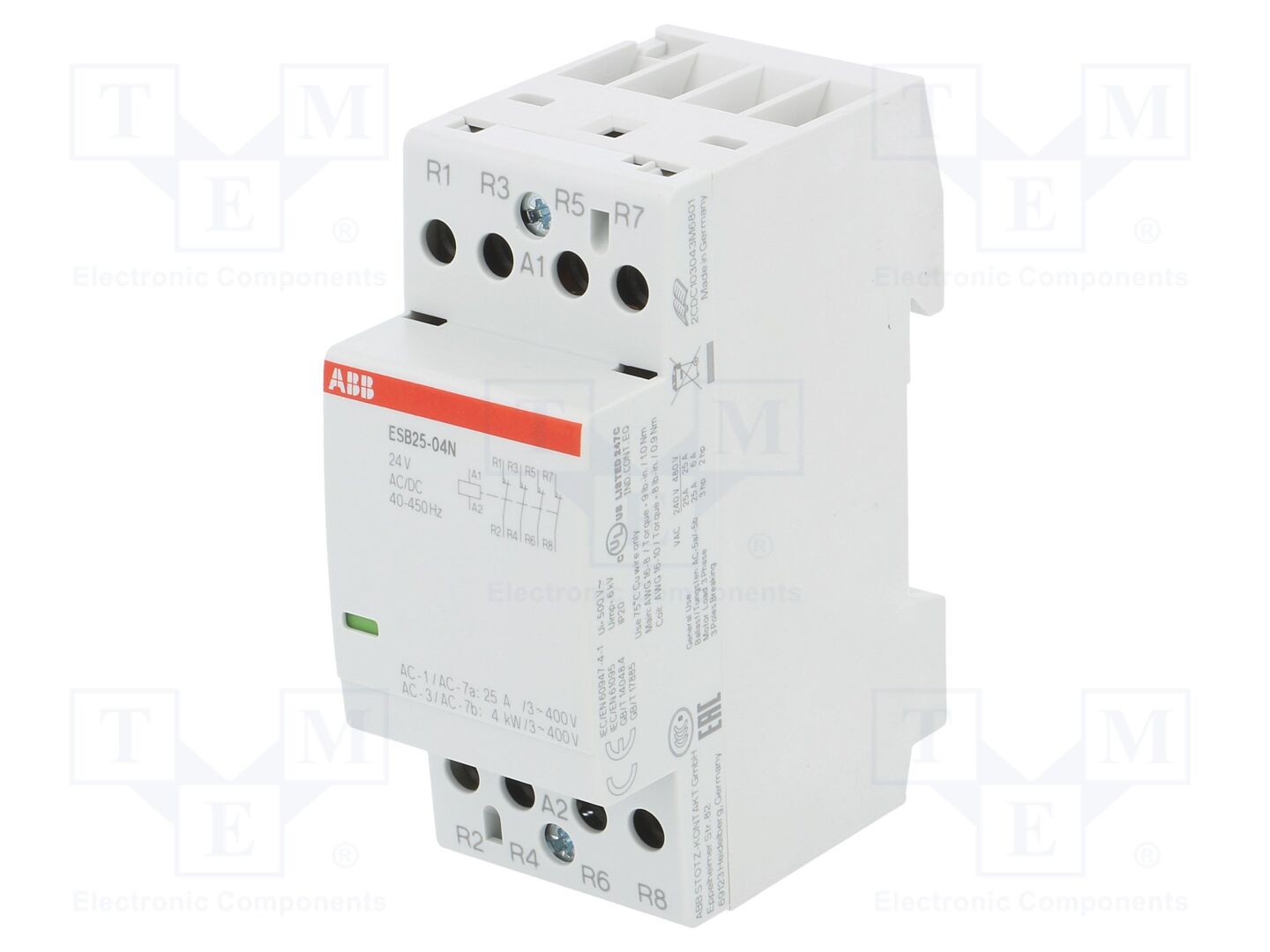 ABB ESB25-04N-01 Asennuskontaktori 25A