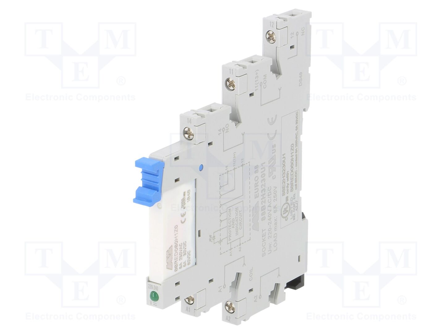 MORSETTITALIA 88E2H3230U1 Liitinrele 230VAC