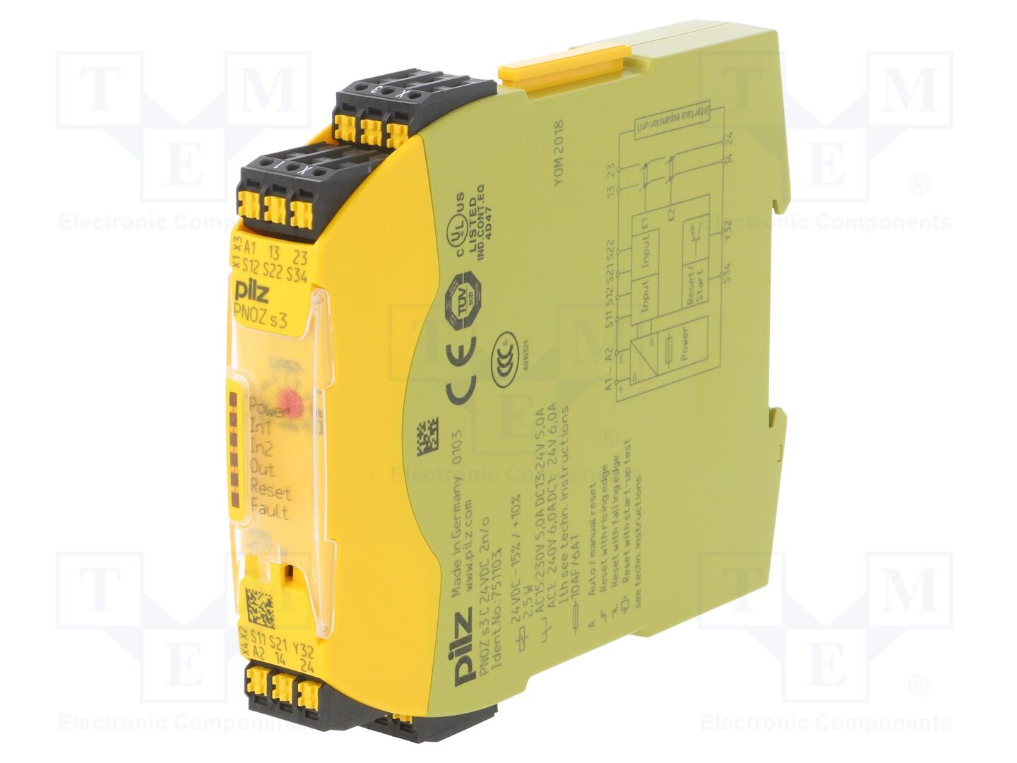 PILZ 751103 Turvarele 24VDC