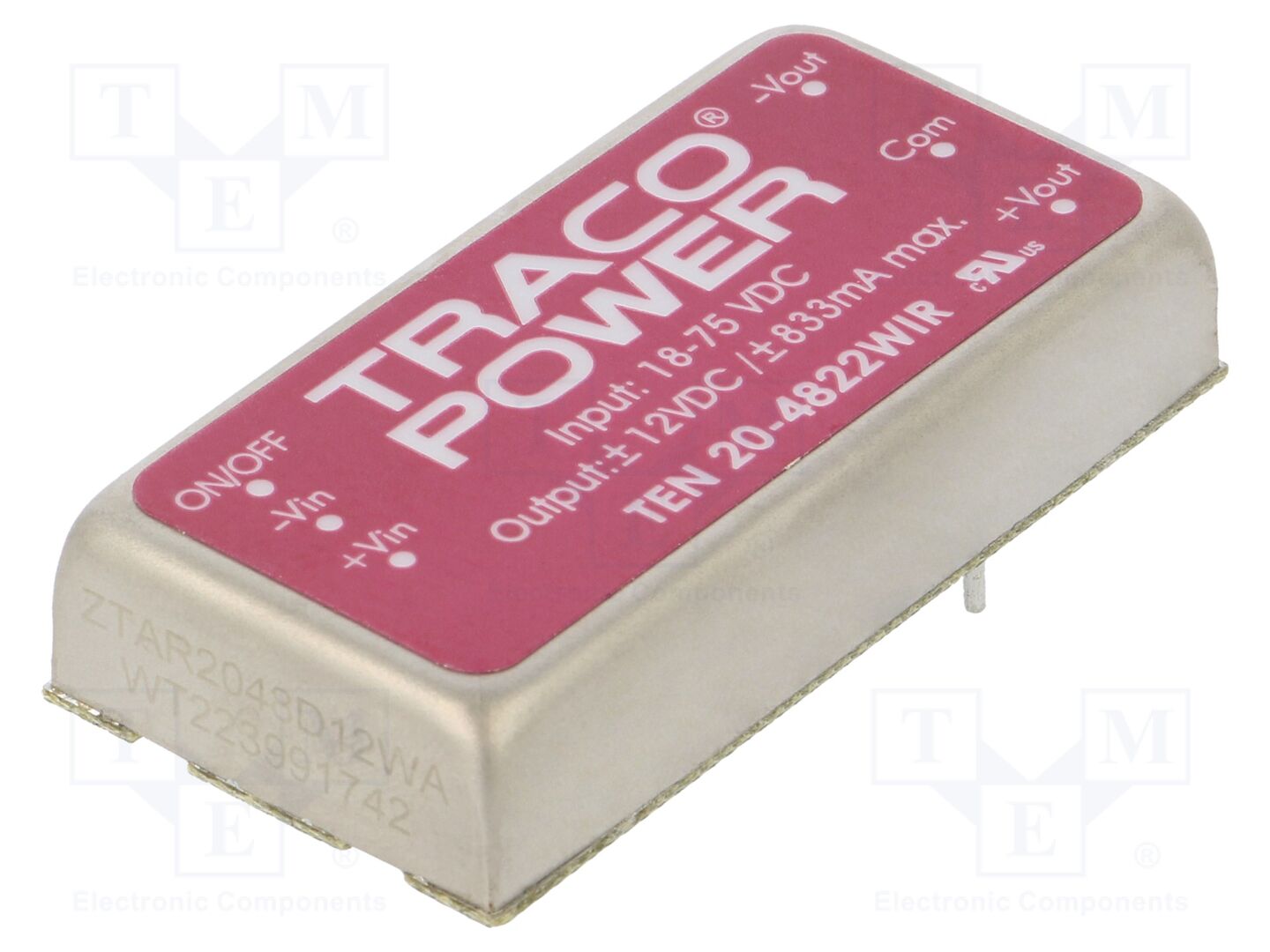 TRACO POWER TEN20-4822WIR DC/DC-muunnin 20W
