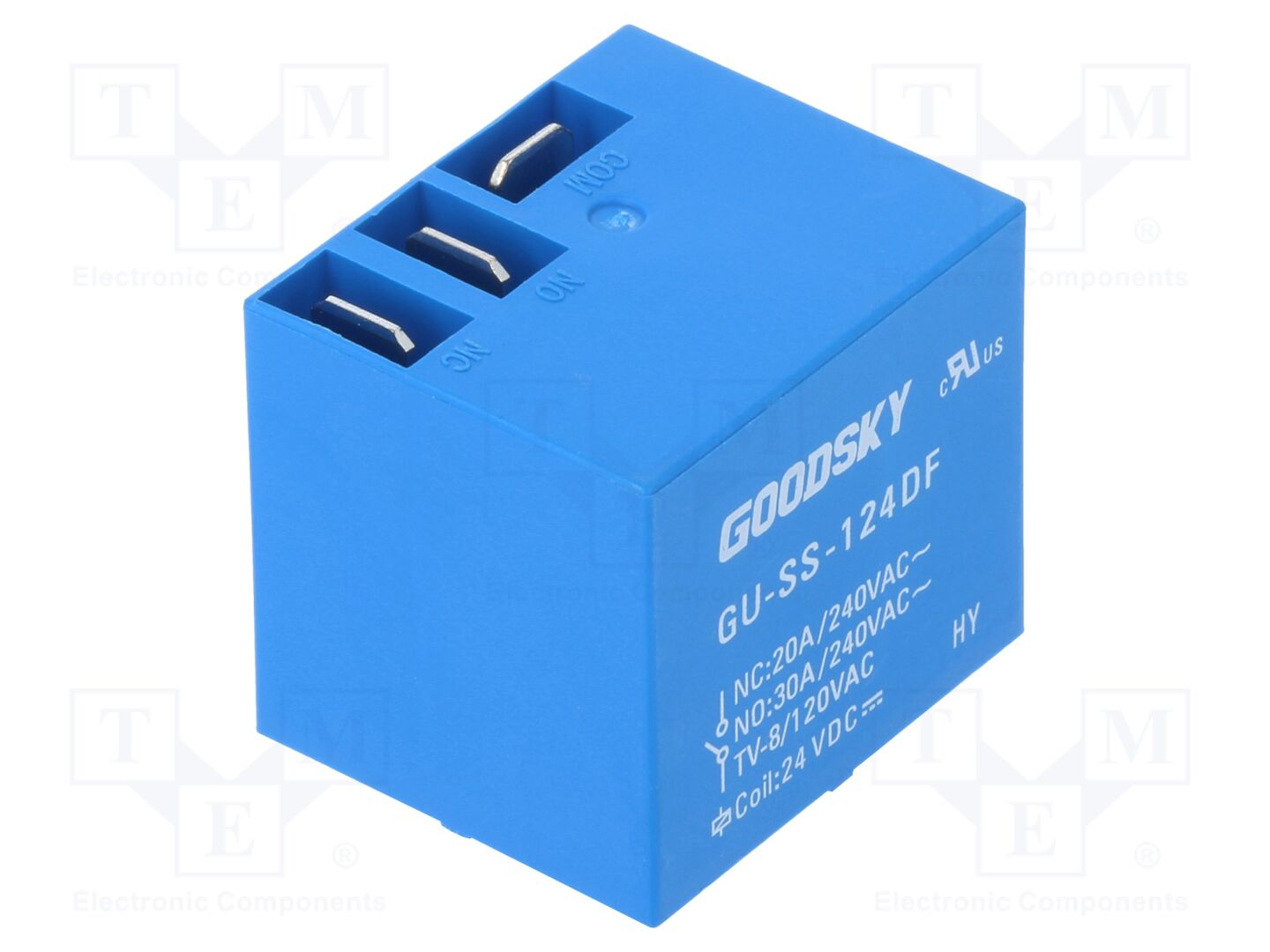 GOODSKY GU-SS-124DF Sähkömagneettinen rele 24VDC 30A (50 kpl erä)