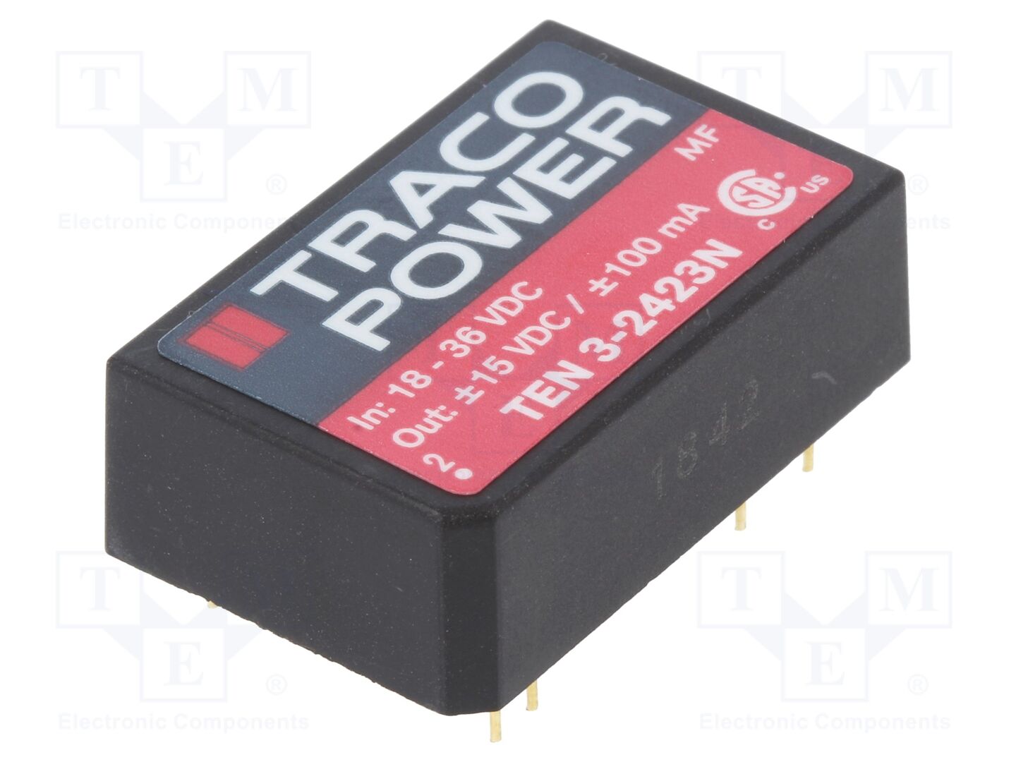 TRACO POWER TEN3-2423N DC/DC-muunnin 3W