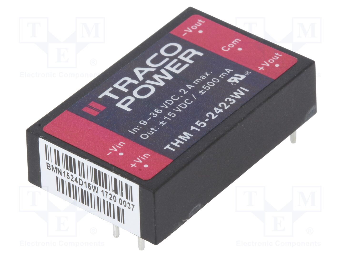 TRACO POWER THM15-2423WI DC/DC-muunnin 15W
