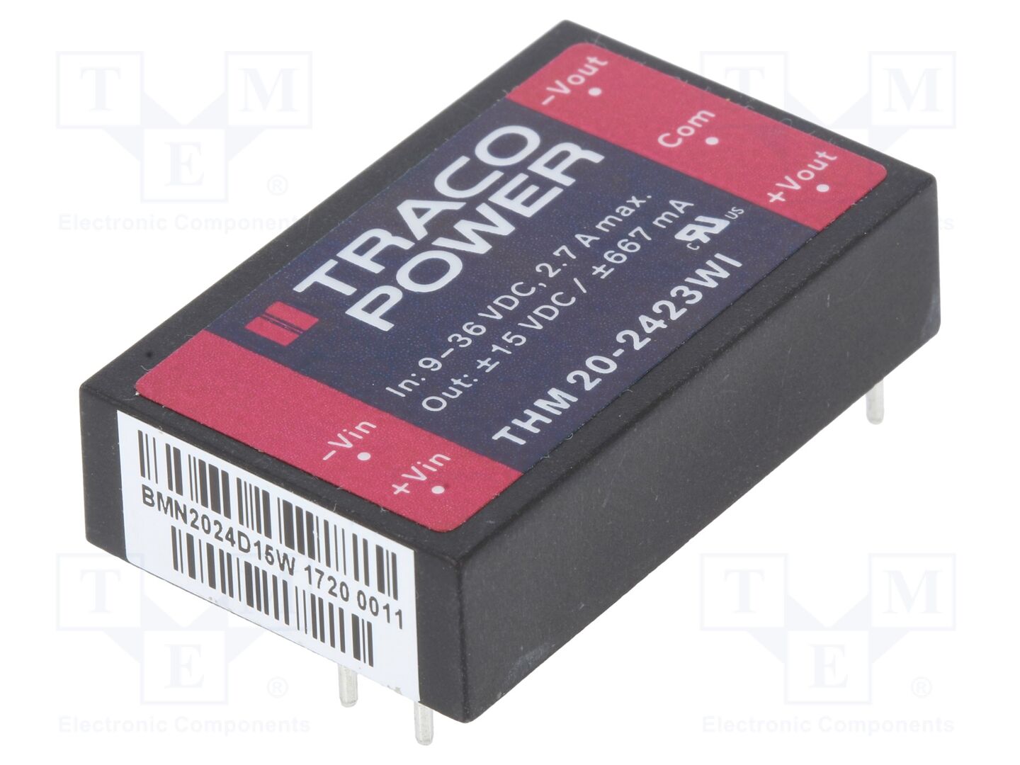 TRACO POWER THM20-2423WI DC/DC-muunnin 20W