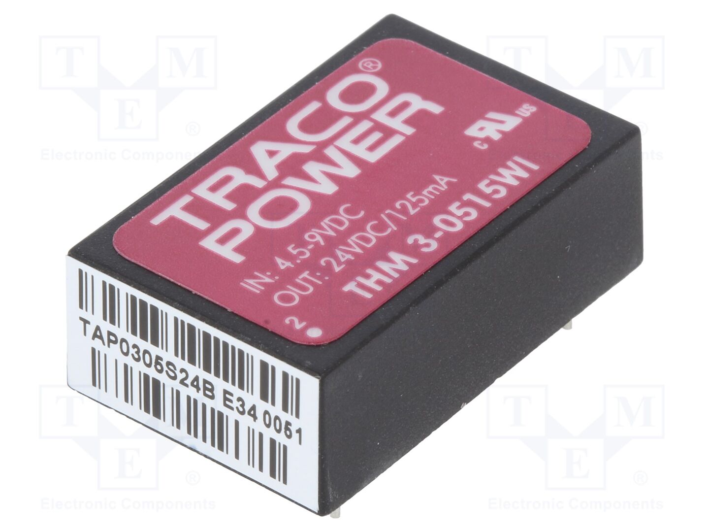 TRACO POWER THM3-0515WI DC/DC-muunnin 3W