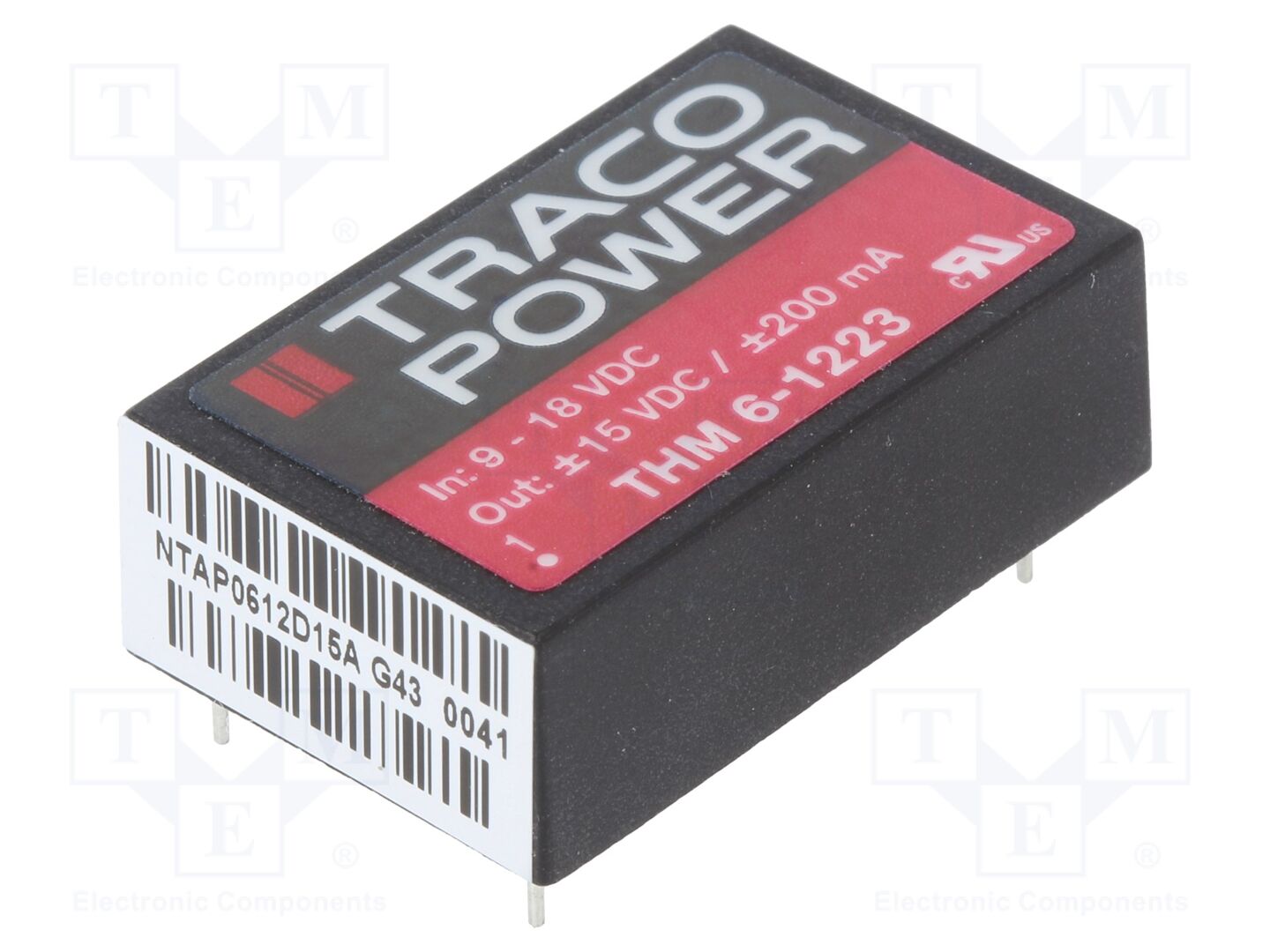 TRACO POWER THM3-1223 DC/DC-muunnin 3W