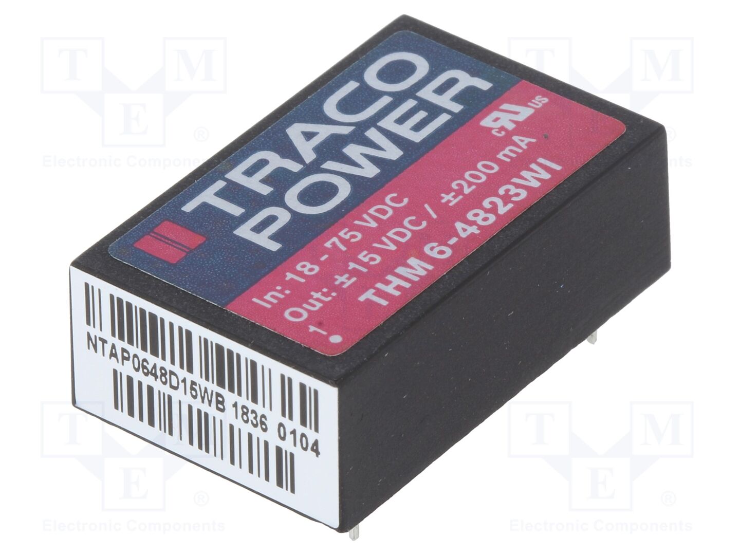TRACO POWER THM6-4823WI DC/DC-muunnin 6W