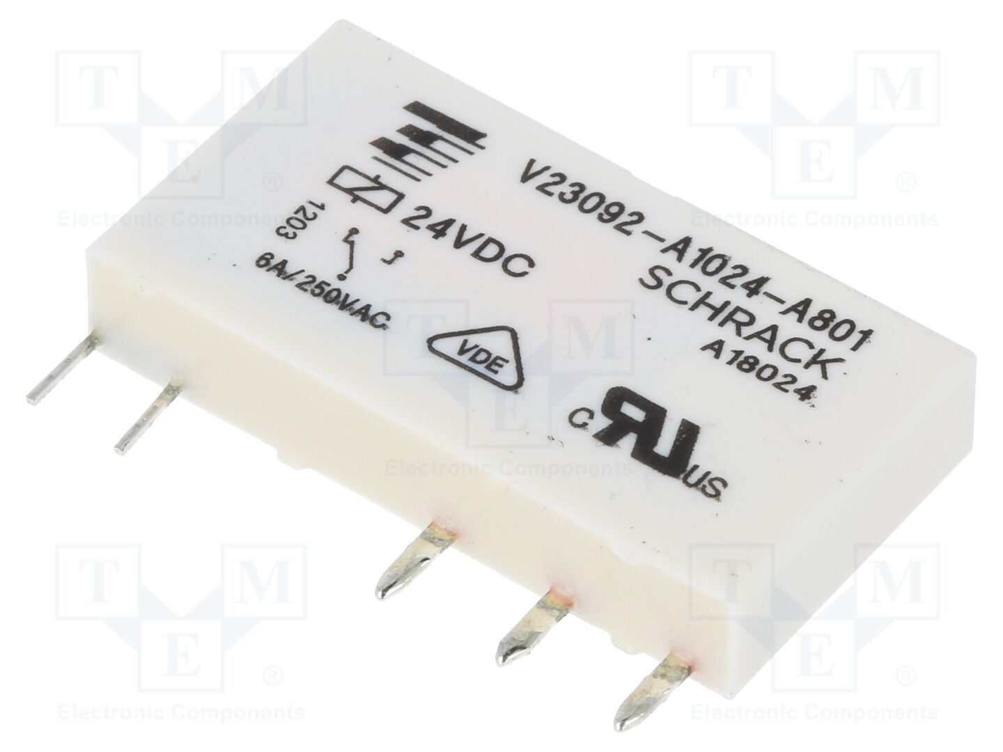 TE Connectivity V23092A1024A801 Sähkömagneettinen rele 24VDC