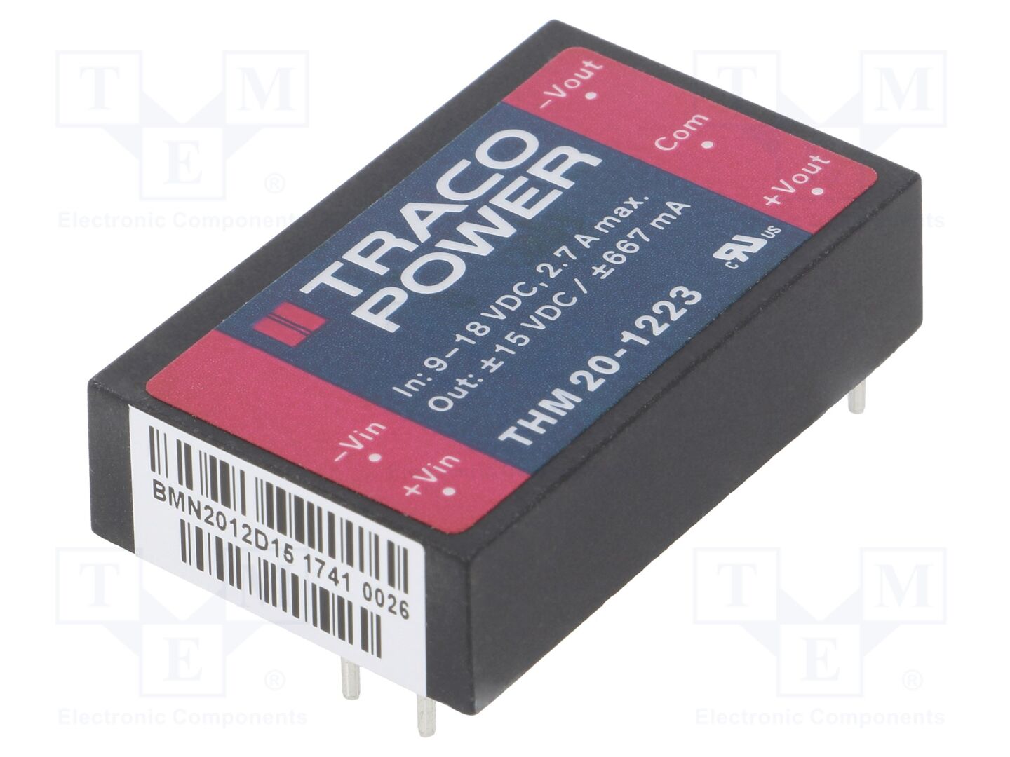 TRACO POWER THM20-1223 DC/DC-muunnin 20W