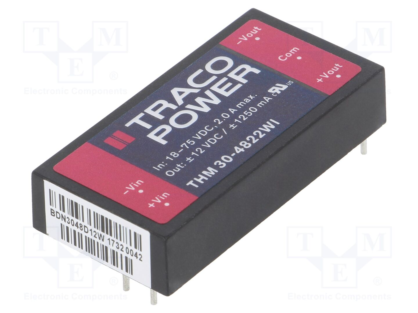 TRACO POWER THM30-4822WI DC/DC-muunnin 30W