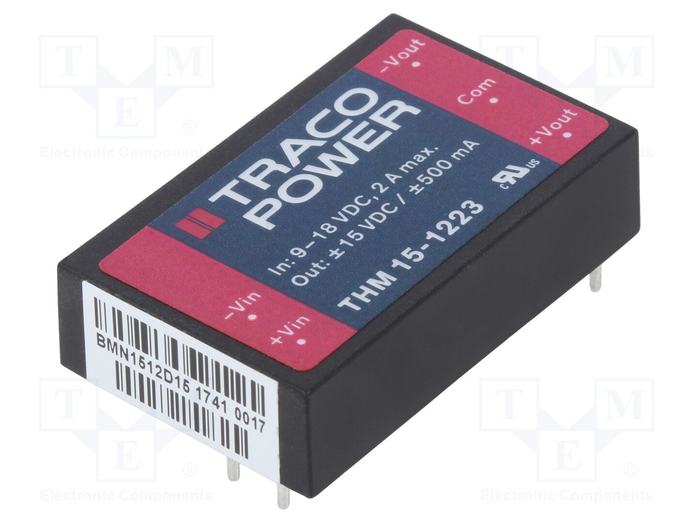 TRACO POWER THM15-1223 DC/DC-muunnin 15W