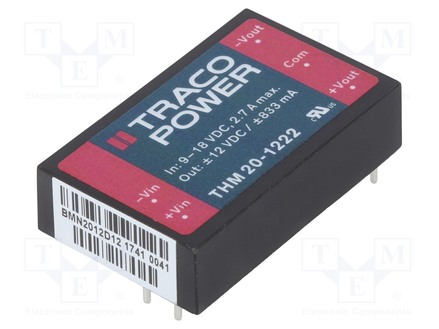 TRACO POWER THM20-1222 DC/DC-muunnin 20W