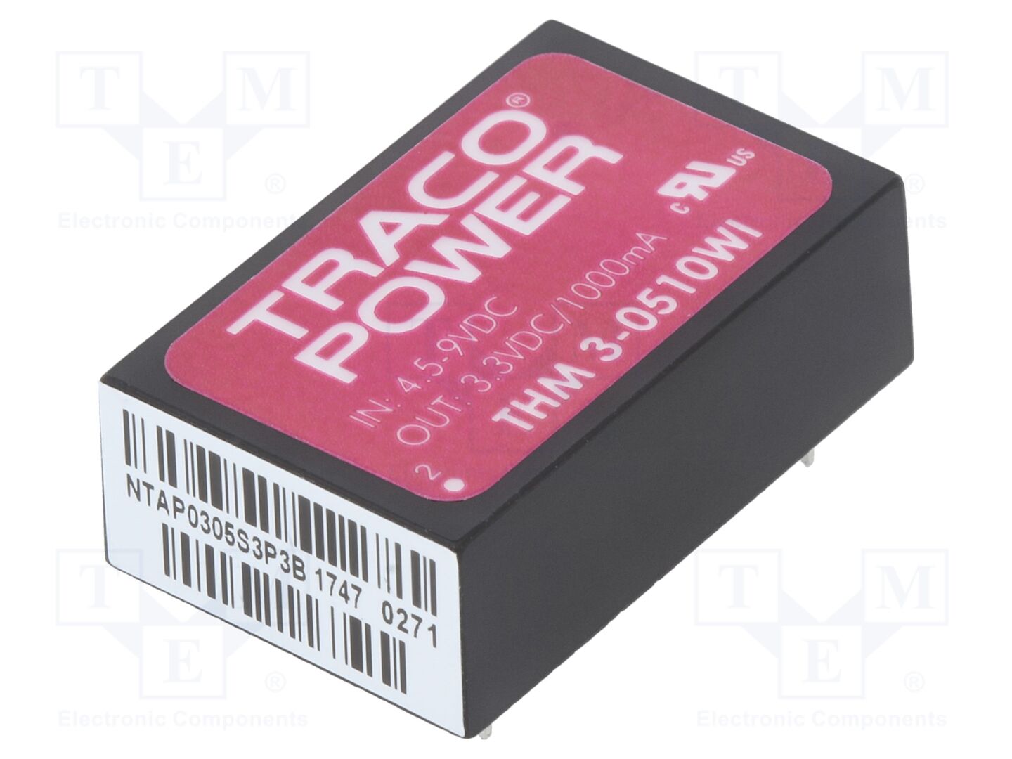 TRACO POWER THM3-0510WI DC/DC-muunnin 3W