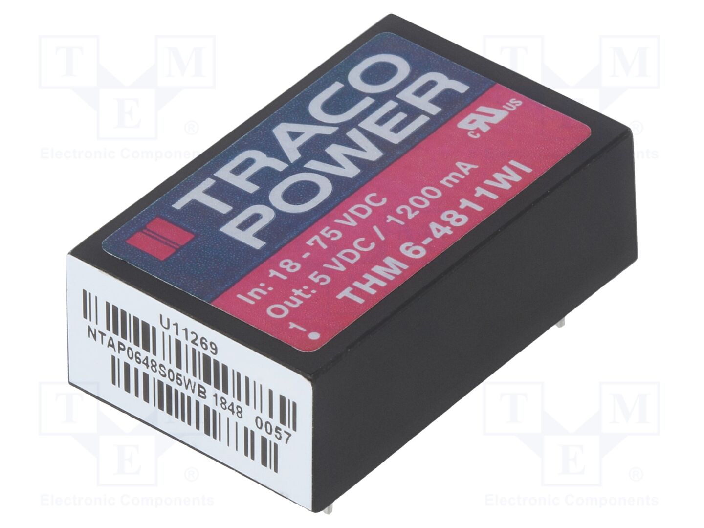 TRACO POWER THM6-4811WI DC/DC-muunnin 6W