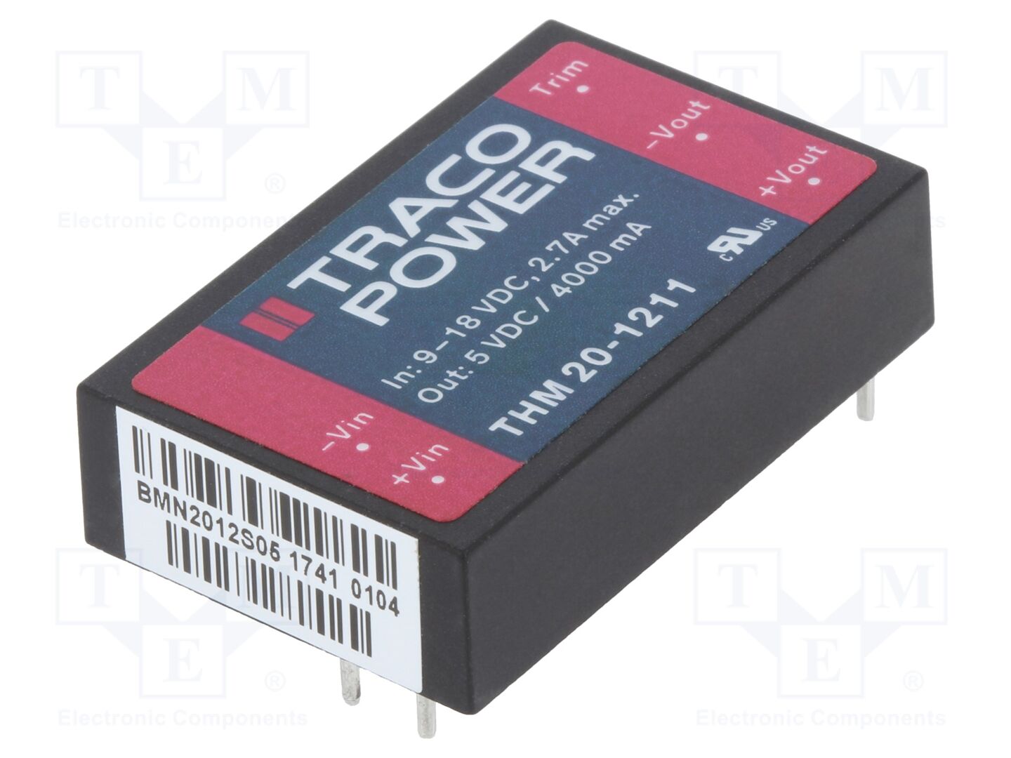 TRACO POWER THM20-1211 DC/DC-muunnin 20W