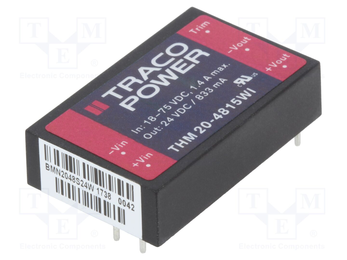 TRACO POWER THM20-4815WI DC/DC Muunnin 20W