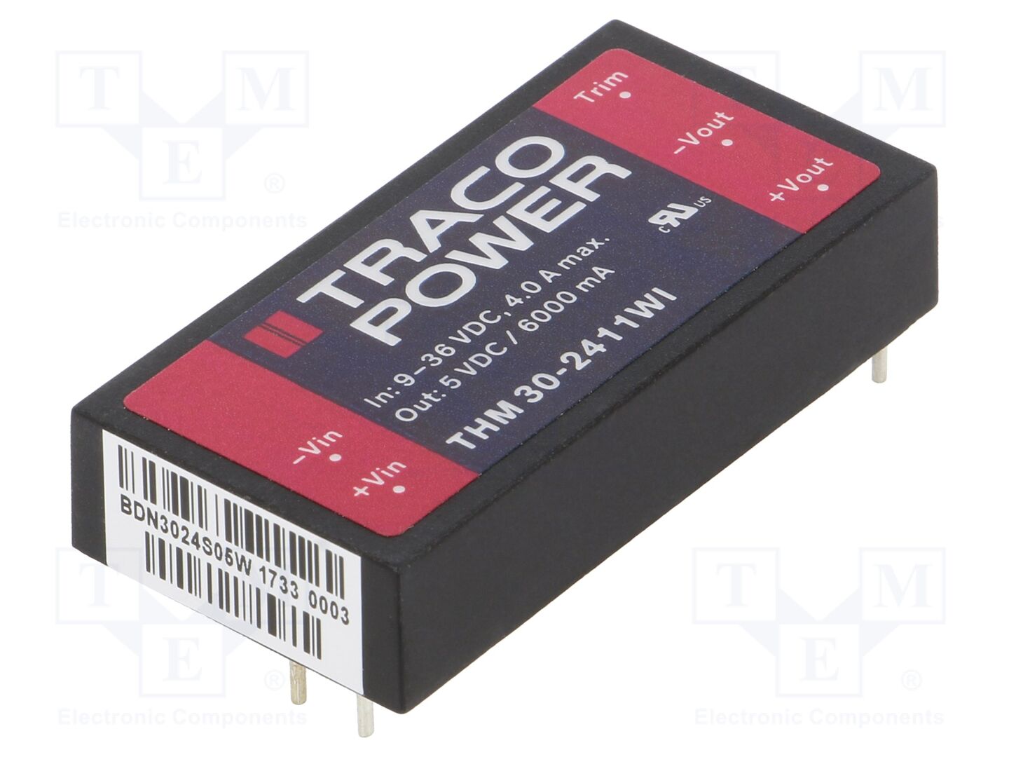 TRACO POWER THM30-2411WI DC/DC-muunnin 30W