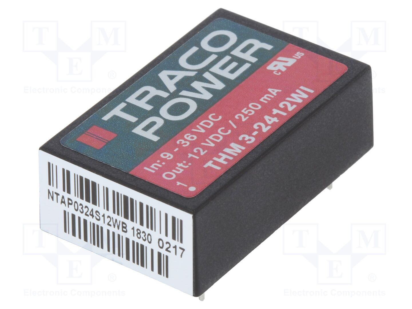 TRACO POWER THM3-2412WI DC/DC-muunnin 3W