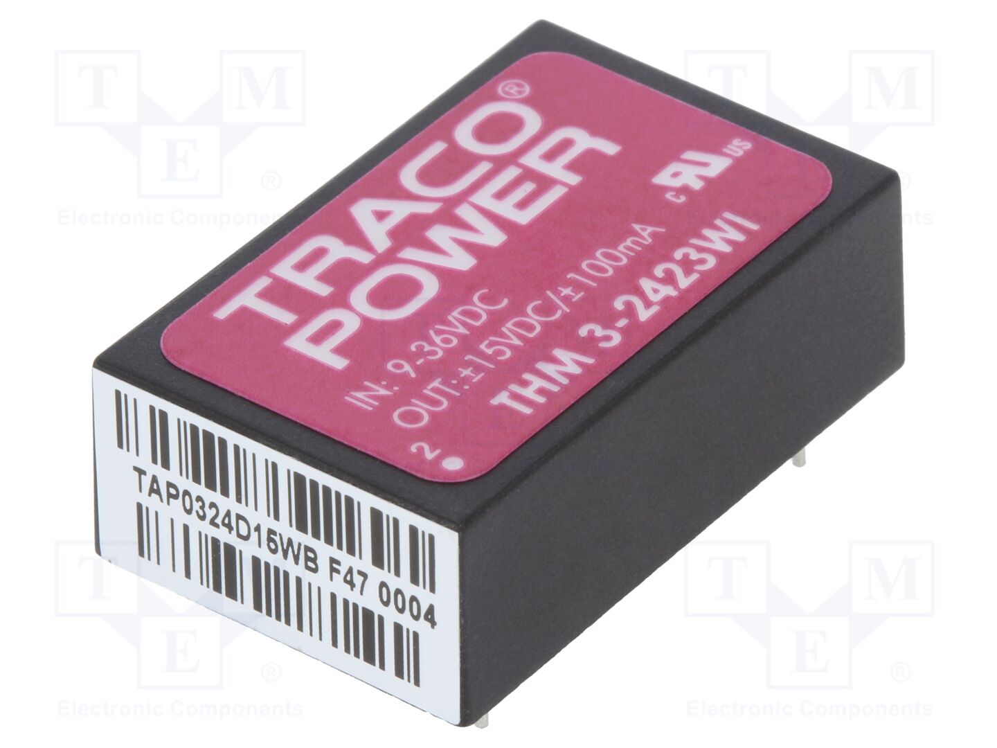 TRACO POWER THM3-2423WI DC/DC-muunnin 3W