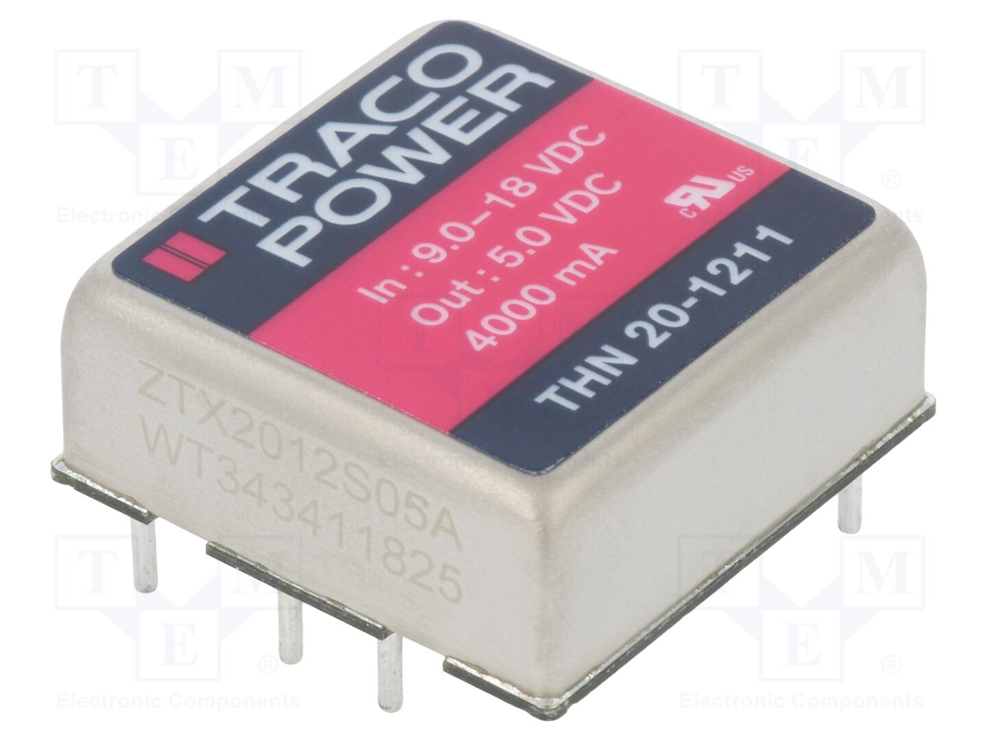 TRACO POWER THN20-1211 DC/DC-muunnin 20W