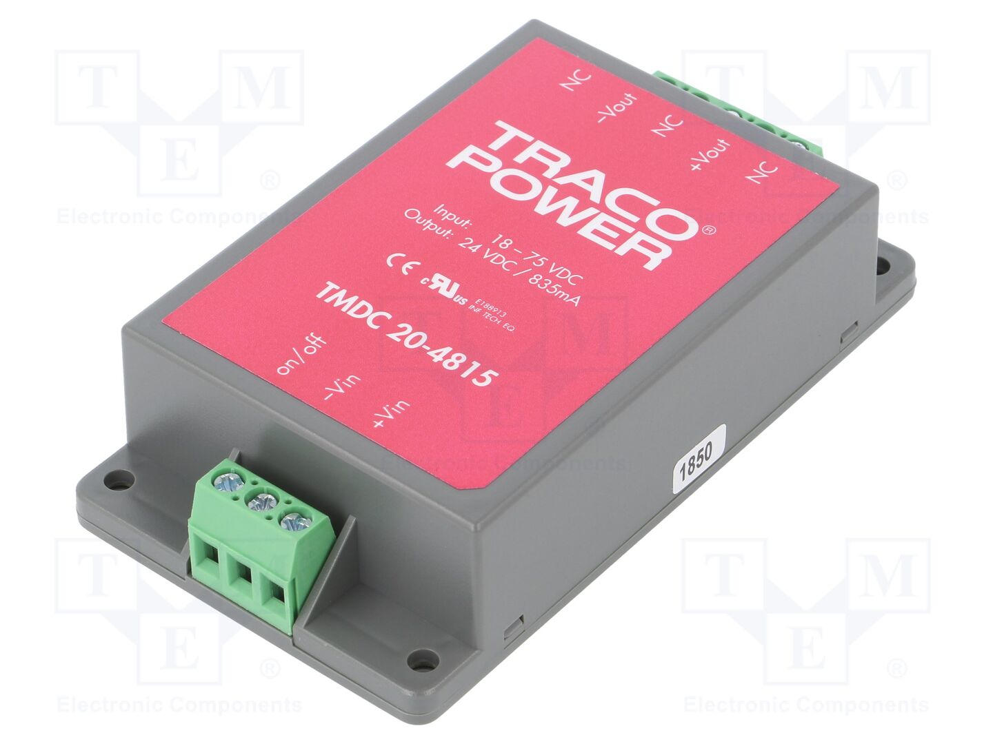 TRACO POWER TMDC20-4815 DC/DC-muunnin 20W