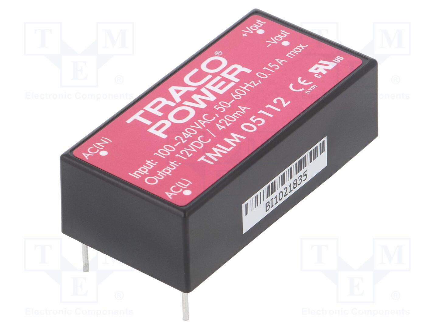 TRACO POWER TMLM05112 AC/DC-muunnin 5W
