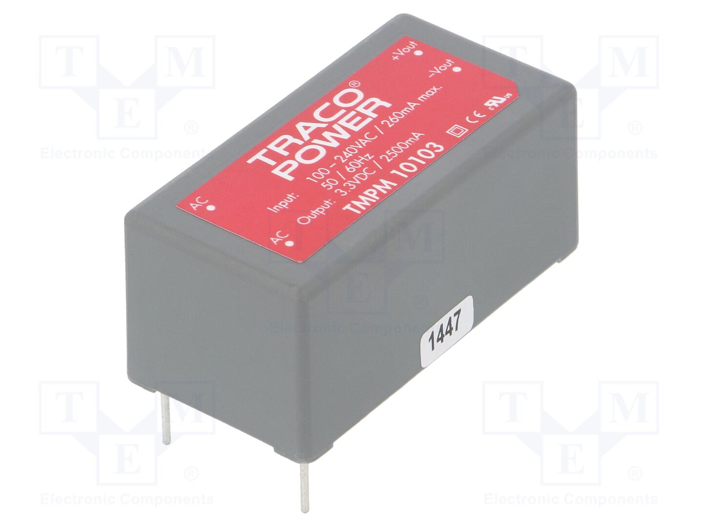 TRACO POWER TMPM10103 AC/DC-muunnin 8.3W