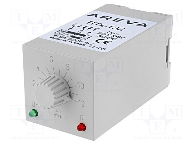 SCHNEIDER ELECTRIC RTX132-220-12M Analoginen ajastin 1-12min