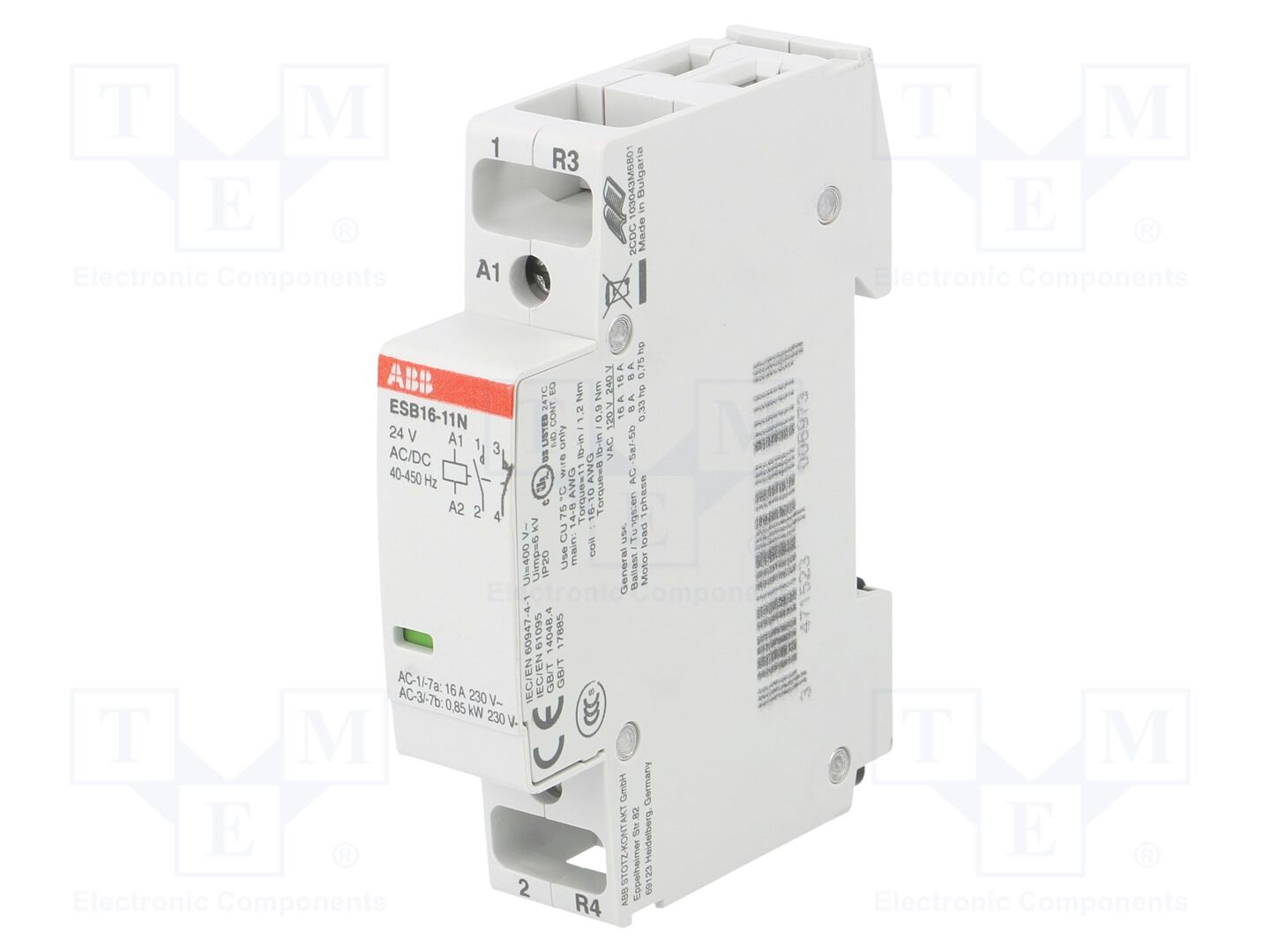 ABB ESB16-11N-01 Asennuskontaktori 16A