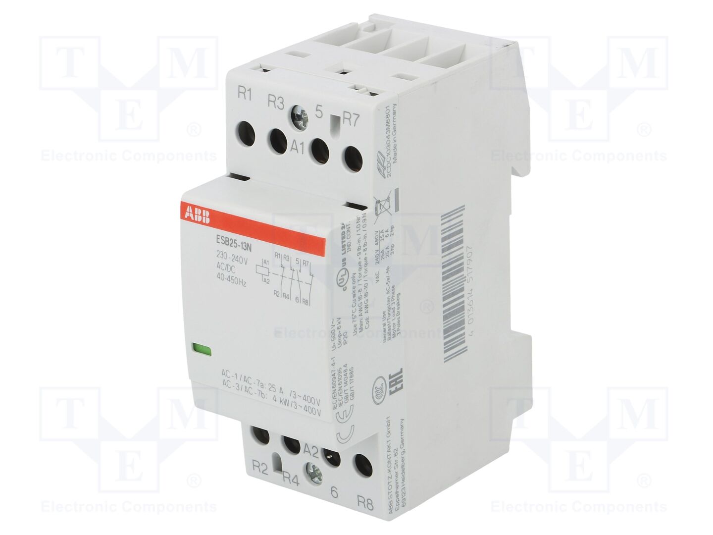 ABB ESB25-13N-06 Asennuskontaktori 25A