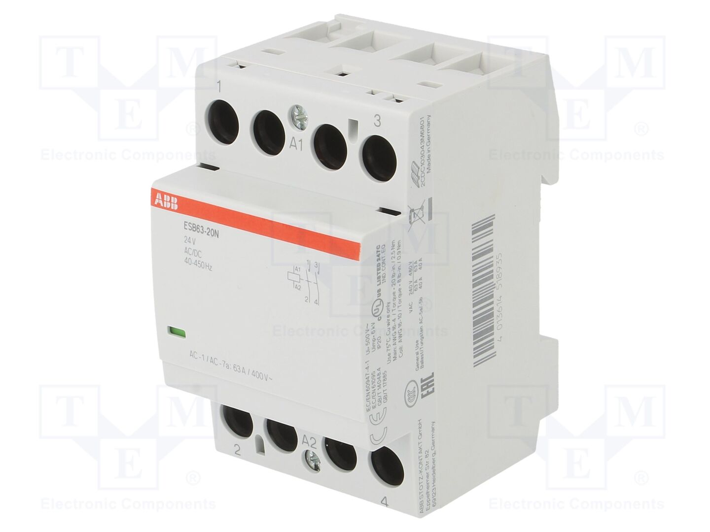 ABB ESB63-20N-01 Modulaarinen asennuskontaktori 63A