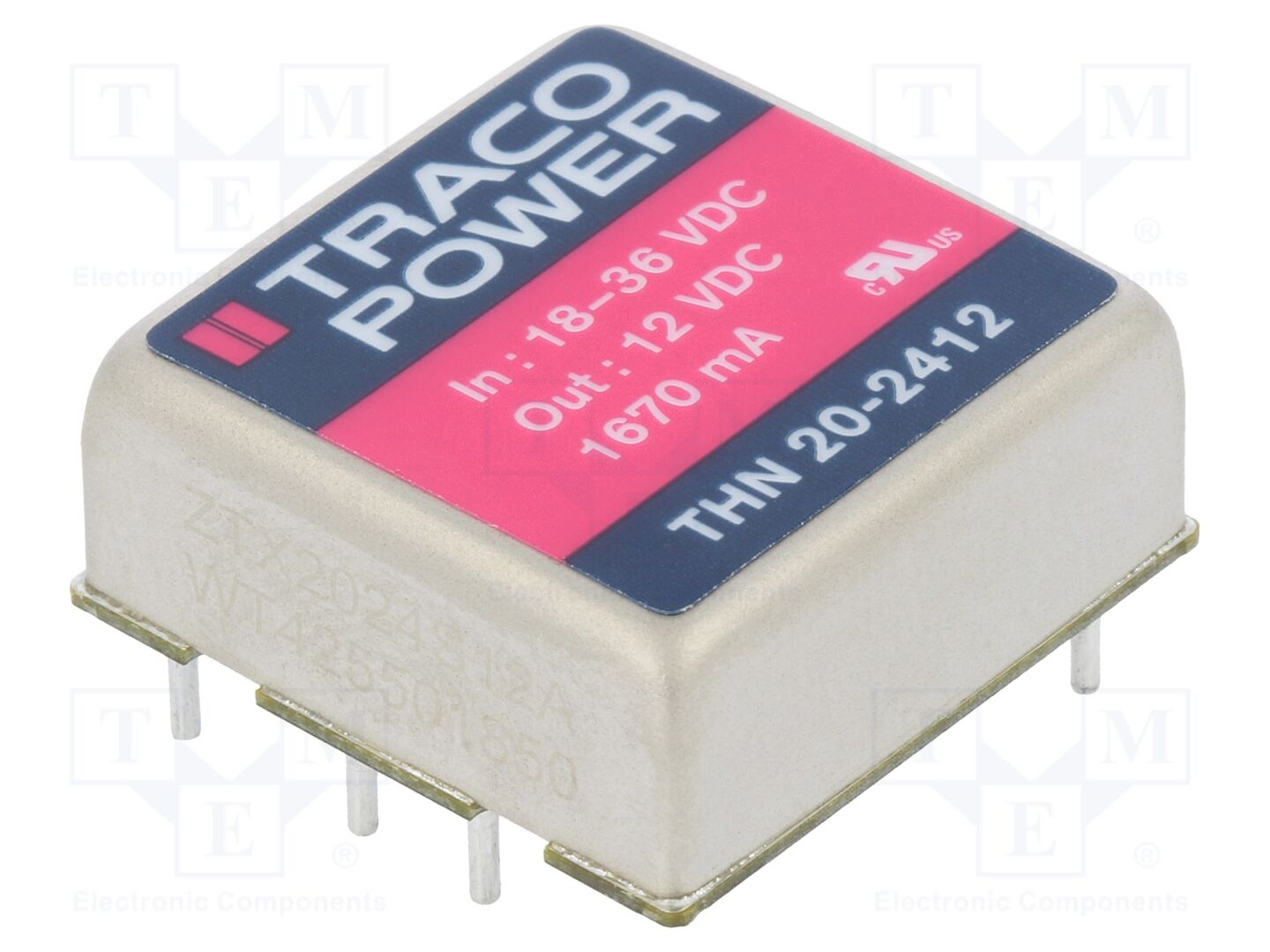 TRACO POWER THN20-2412 DC/DC-muunnin 20W