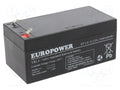 EUROPOWER ACCU-EP3.6-12/EUR Happokenno AGM 12V 3.6Ah
