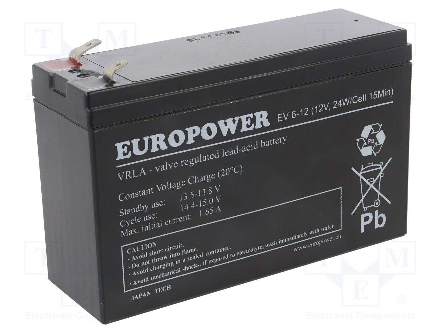 EUROPOWER ACCU-EV6-12/EUR Akku 12V 5.5Ah AGM