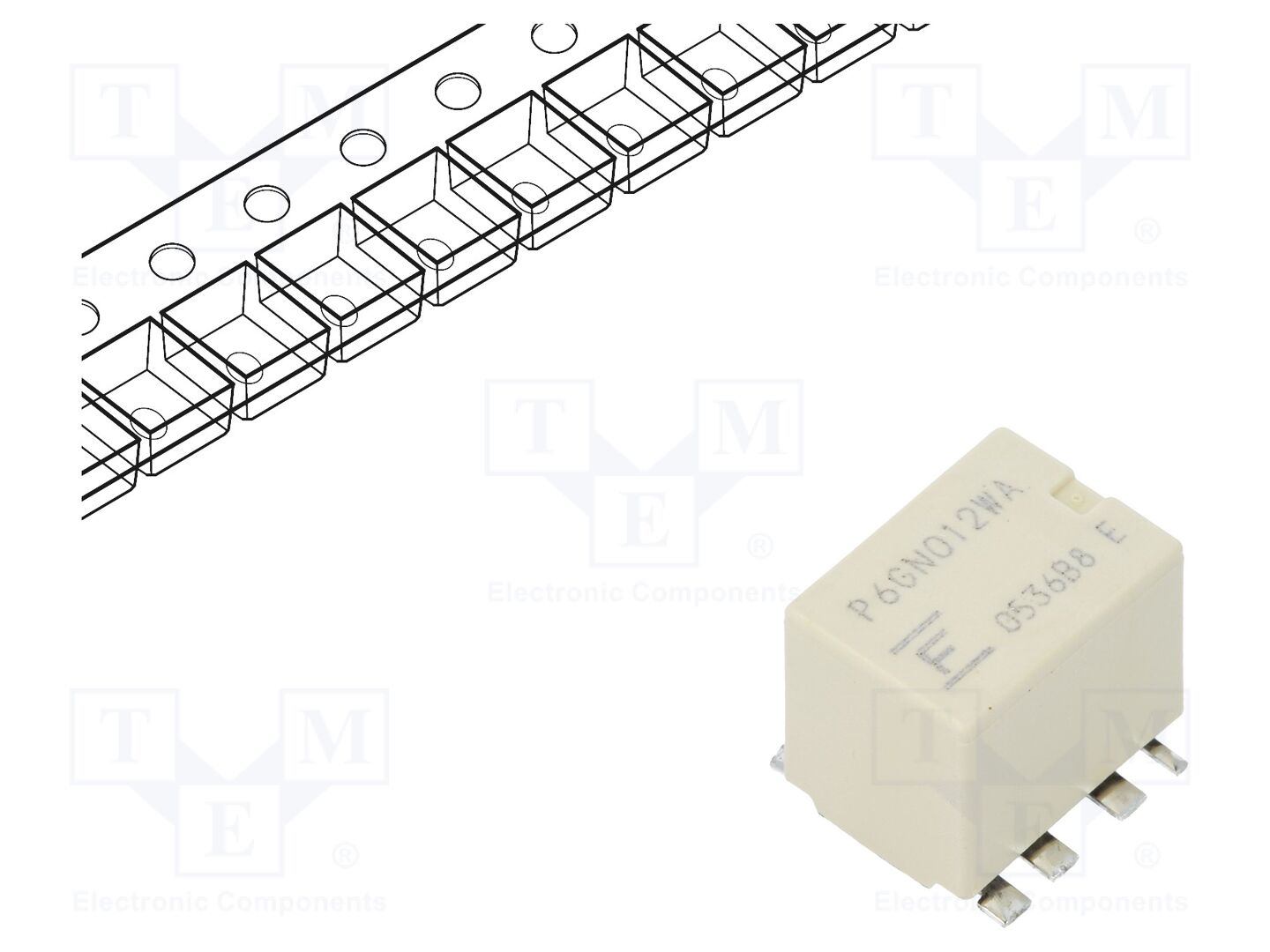 FCL Components FTR-P6GN012WA Sähkömagneettinen rele 12VDC