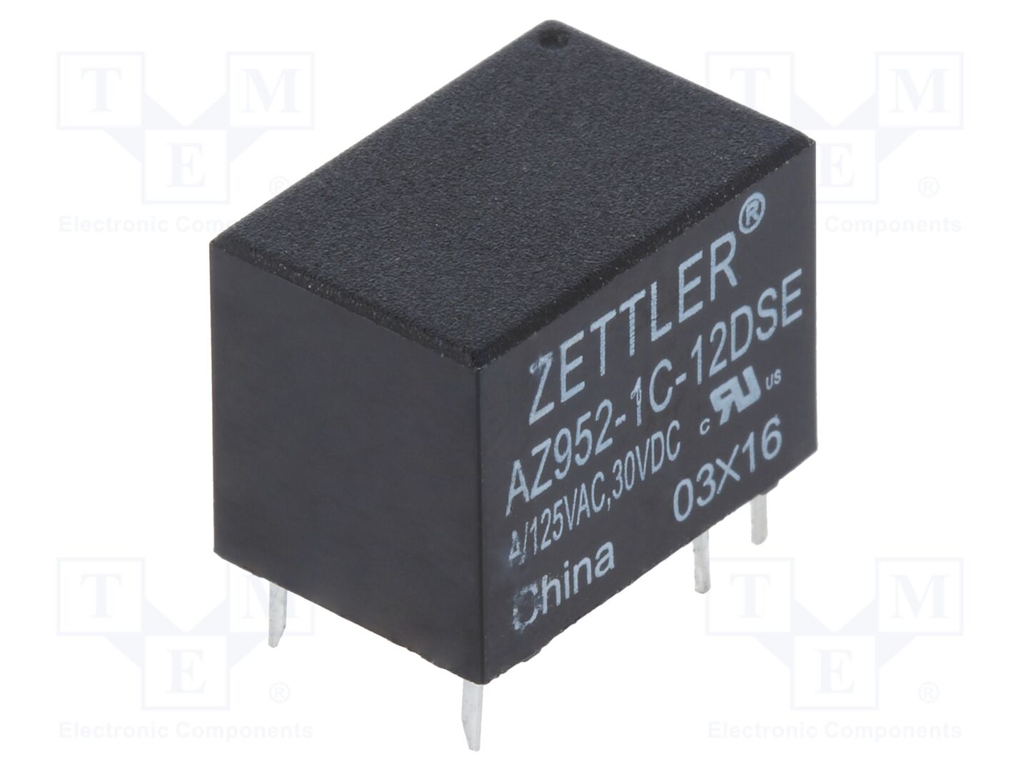 ZETTLER AZ952-1C-12DSE Sähkömagneettinen rele 12VDC (50 kpl erä)