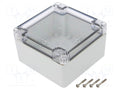 KRADEX ZP10510560SJP-PC Yleiskotelo 105x105x60mm