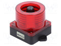 QLIGHT QWCD35SD-12/24-R Merkkivalo-äänilaite 10-30VDC