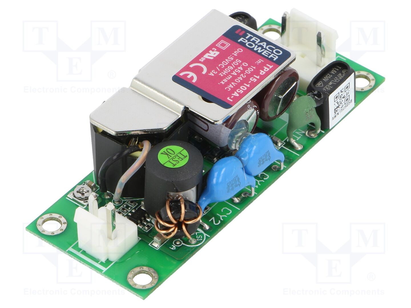 TRACO POWER TPP15-105A-J Avoin kytkinlähde 15W 85-264VAC