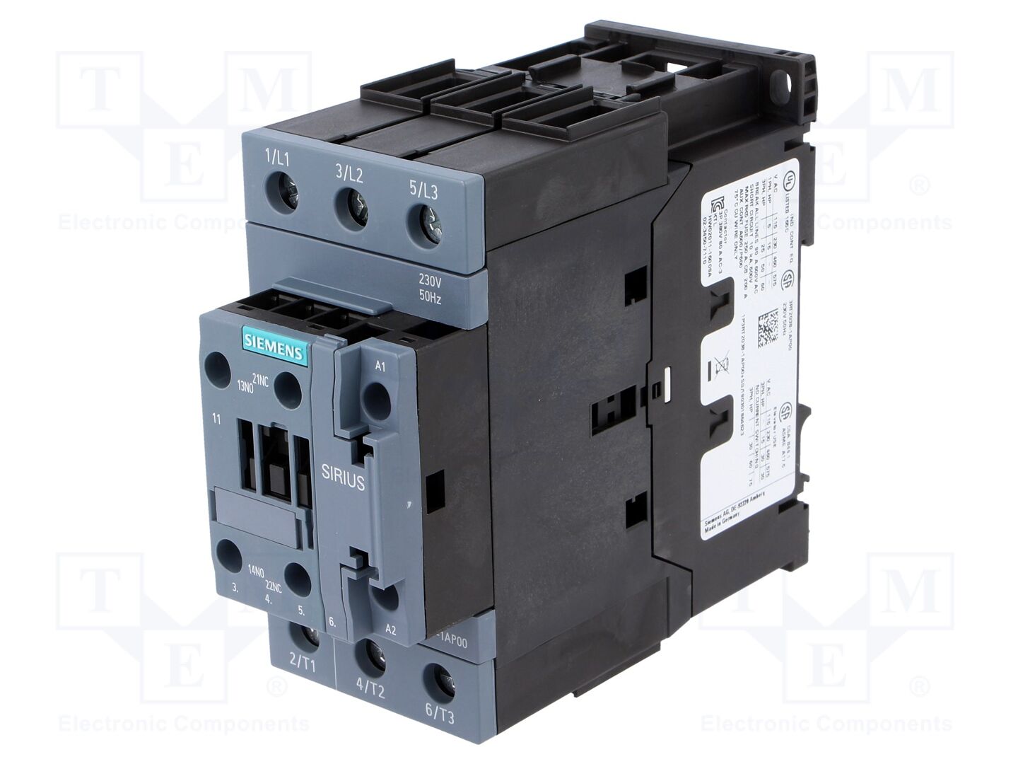 SIEMENS 3RT2038-1AP00 Kontaktori 80A