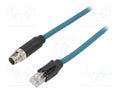 BULGIN TPU12FIM08XRJ100PU Anturikaapeli 10m